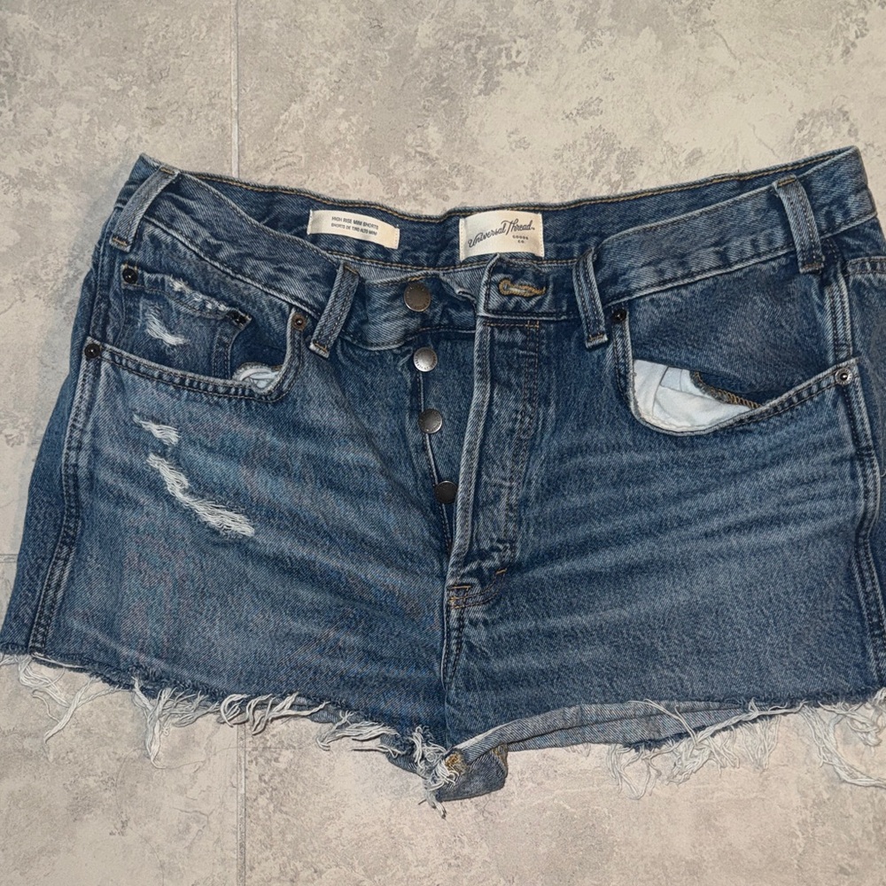 Universal Threads Distressed Denim Shorts